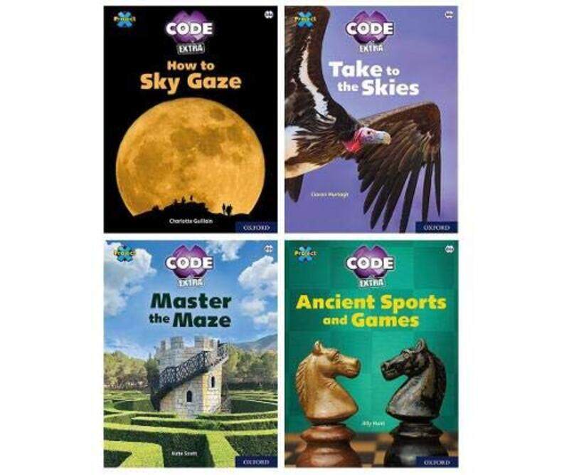 

Project X CODE Extra White and Lime Book Bands Oxford Levels 10 and 11 Sky Bubble and Maze Craze Mixed Pack of 4 by Simiot Bernard-Paperback