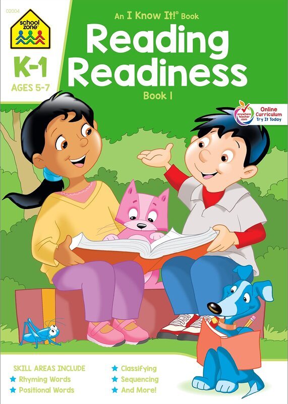 

School Zone K-1 Reading Readiness Bk 1, Paperback Book, By: Joan Hoffman