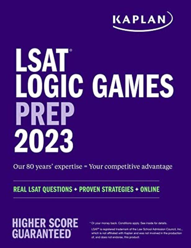 

LSAT Logic Games Prep 2023 Real LSAT Questions Proven Strategies Online by CGP BooksCGP Books-Paperback