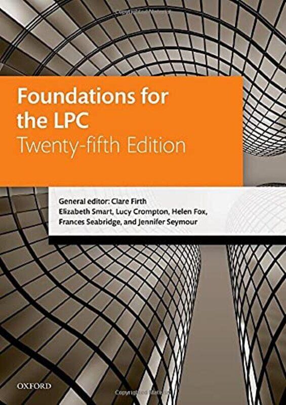 

Foundations for the LPC