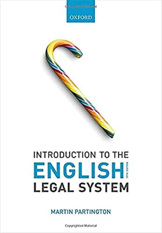 Introduction To The English Legal System by Partington, Martin (Emeritus Professor of Law, University of Bristol) Paperback