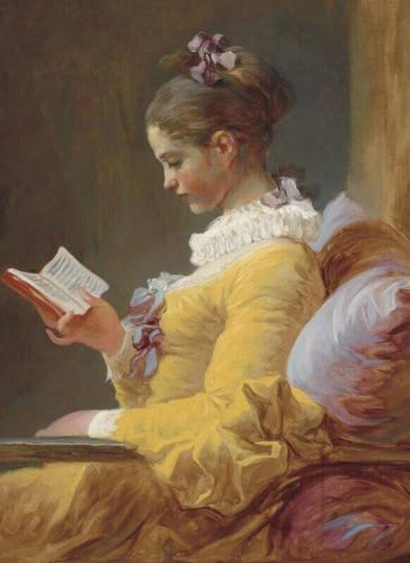 

A Young Girl Reading Notebook by Jean-Honore Fragonard-Paperback