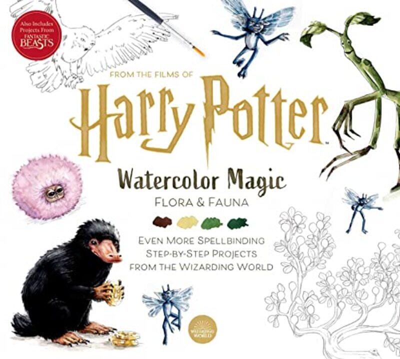 

Harry Potter Watercolor Magic Flora & Fauna By Audoire, Tugce -Paperback