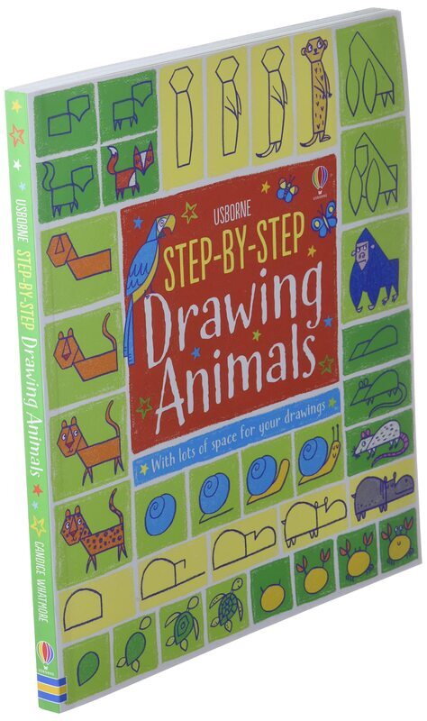 Step-by-Step Drawing Animals, Paperback Book, By: Fiona Watt