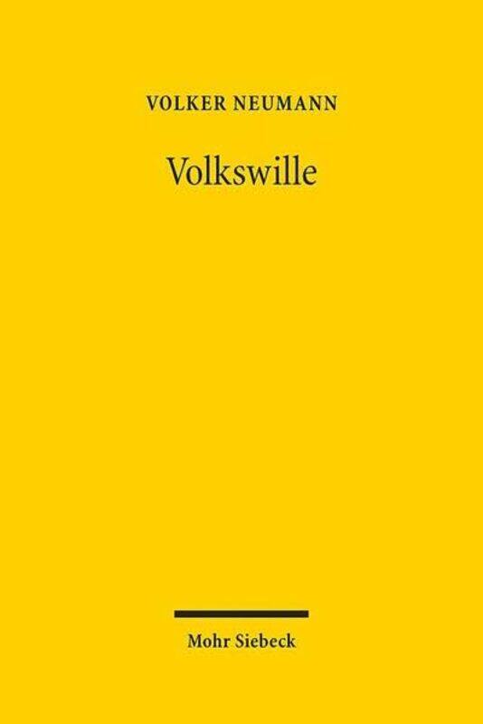 

Volkswille by Volker Neumann-Hardcover