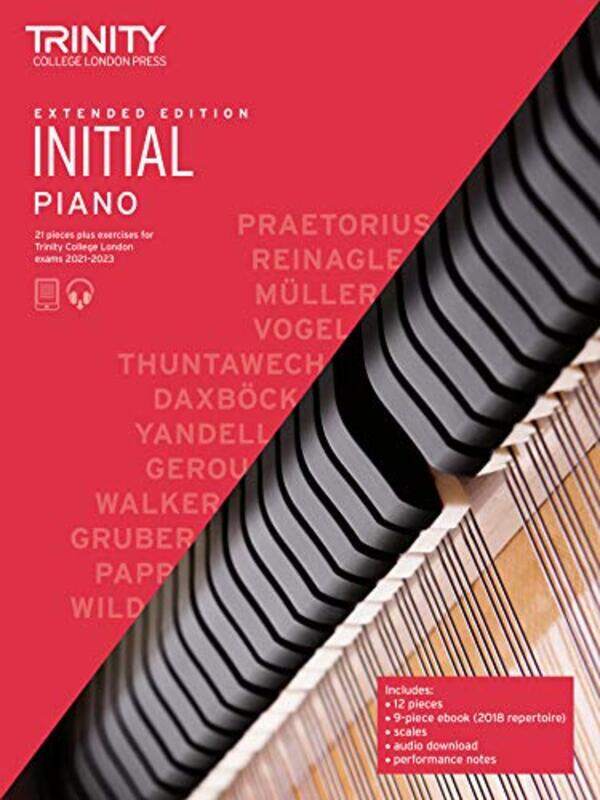 

Trinity College London Piano Exam Pieces Plus Exercises 2021-2023: Initial - Extended Edition: 21 pi,Paperback,By:College London, Trinity