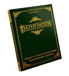 Pathfinder Adventure Crown of the Kobold King Anniversary Edition Special Edition P2 by Jason BulmahnTim HitchcockNicolas LogueF  Wesley Schneider-Hardcover