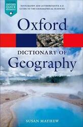 Dictionary of Geography,Paperback, By:Susan Mayhew