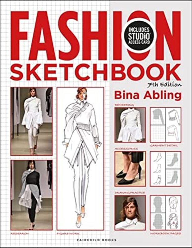Fashion Sketchbook: Bundle Book + Studio Access Card , Paperback by Abling Bina