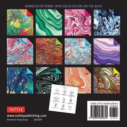 Origami Paper 200 Sheets Marbled Patterns 6" (15 cm): Tuttle Origami Paper: High-Quality Double Sided, Hardcover Book, By: Tuttle Publishing