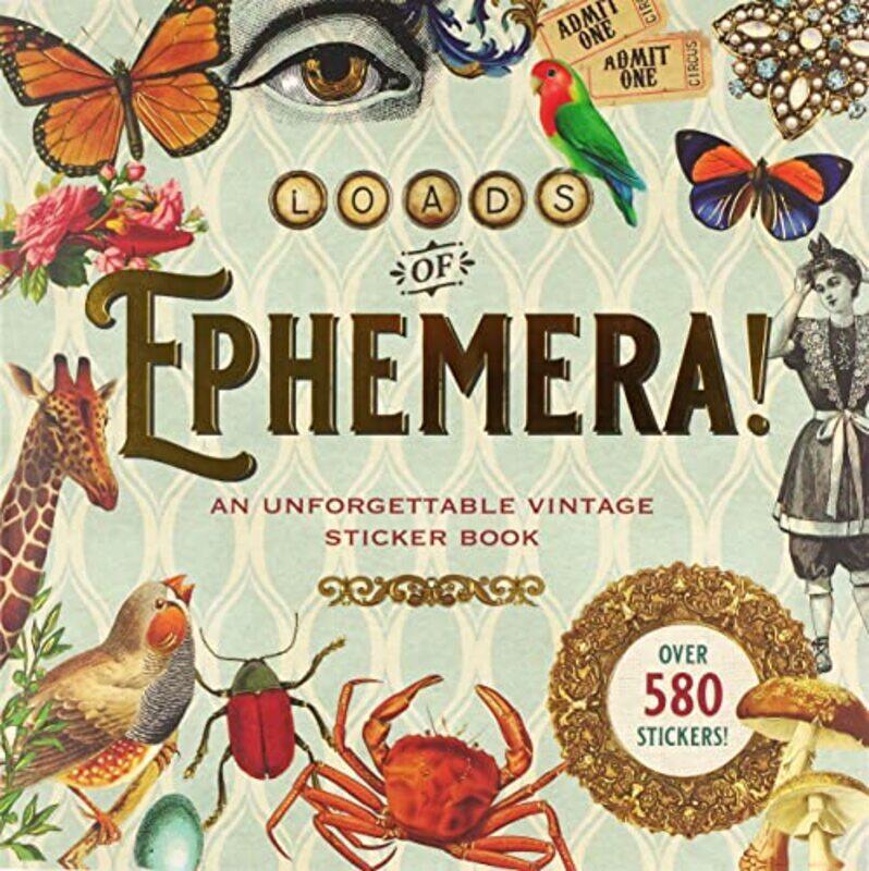 

Loads Of Ephemera Sticker Book By Peter Pauper Press Paperback