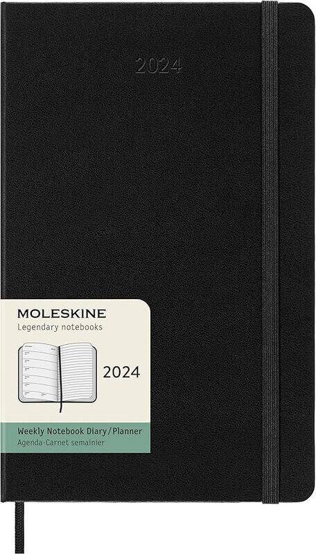 

Moleskine 2024 12Month Weekly Large Hardcover Notebook by Moleskine..Paperback