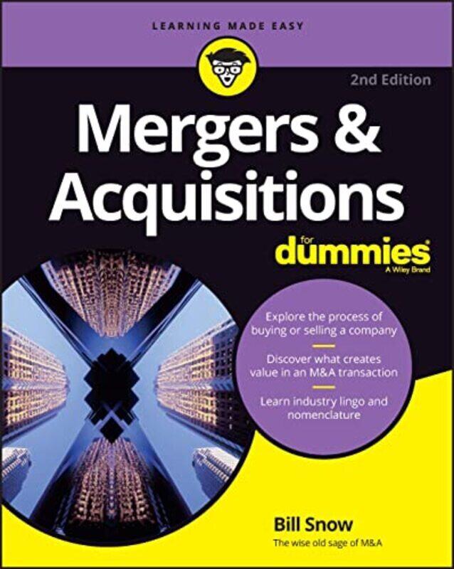 

Mergers & Acquisitions For Dummies,Paperback by Snow, Bill