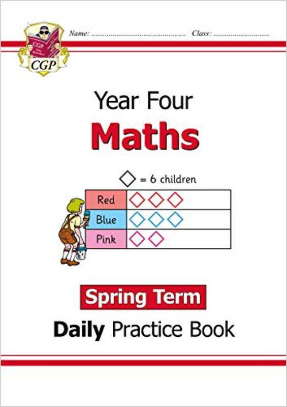 

Ks2 Maths Year 4 Daily Practice Book: Spring Term By Cgp Books - Cgp Books Paperback