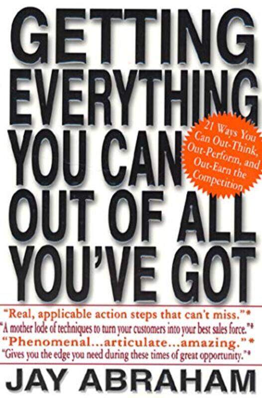 

Getting Everything You Can Out Of All By Abraham Jay - Paperback