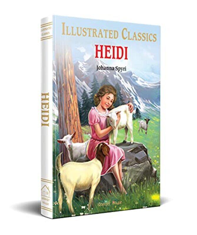 

Heidi : Illustrated Abridged Children Classics English Novel with Review Questions Hardback Hardcover by Johanna Spyri