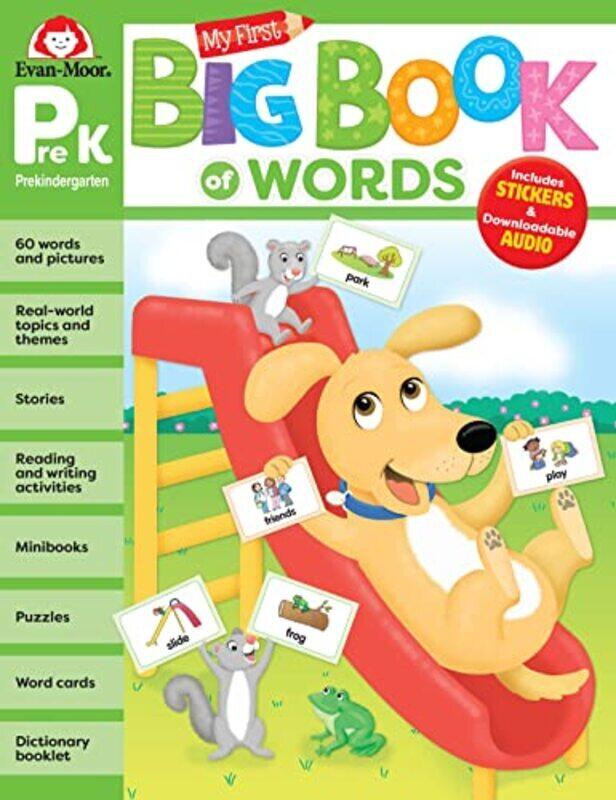 

My First Big Book of Words, Grade PreK , Paperback by Evan-Moor Corporation