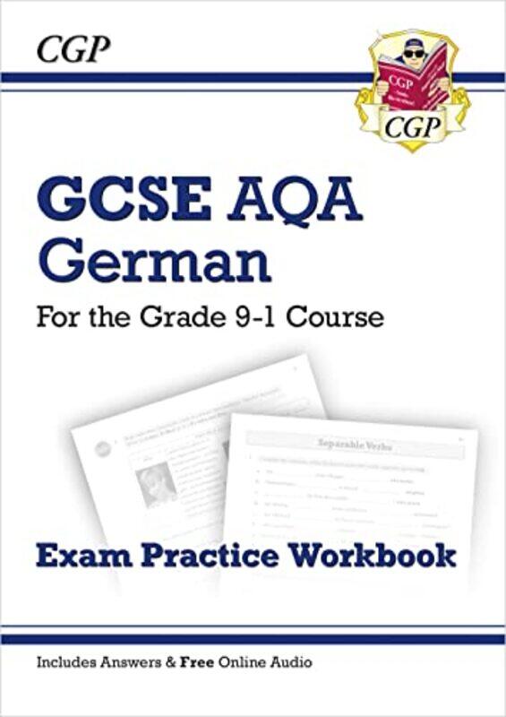 

Gcse German Aqa Exam Practice Workbook For The Grade 91 Course Includes Answers by CGP Books -Paperback