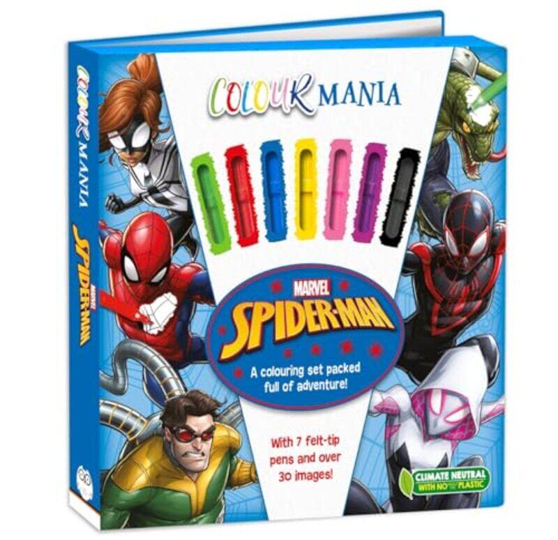 

Marvel SpiderMan Colourmania by Marvel Entertainment International Ltd-Paperback