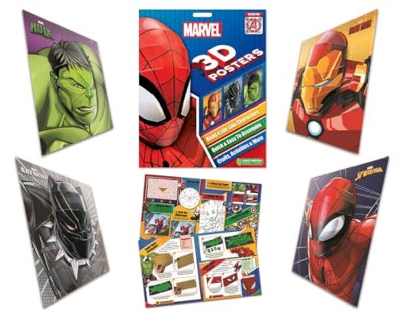 

Marvel 3D Posters by Marvel Entertainment International Ltd-Paperback