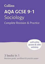 Aqa Gcse 91 Sociology Allinone Complete Revision And Practice Ideal For The 2024 And 2025 Exams by Collins GCSE Paperback