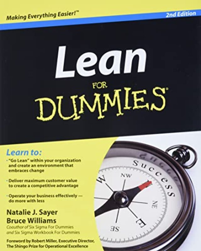 Lean For Dummies by Sayer, Natalie J. - Williams, Bruce Paperback