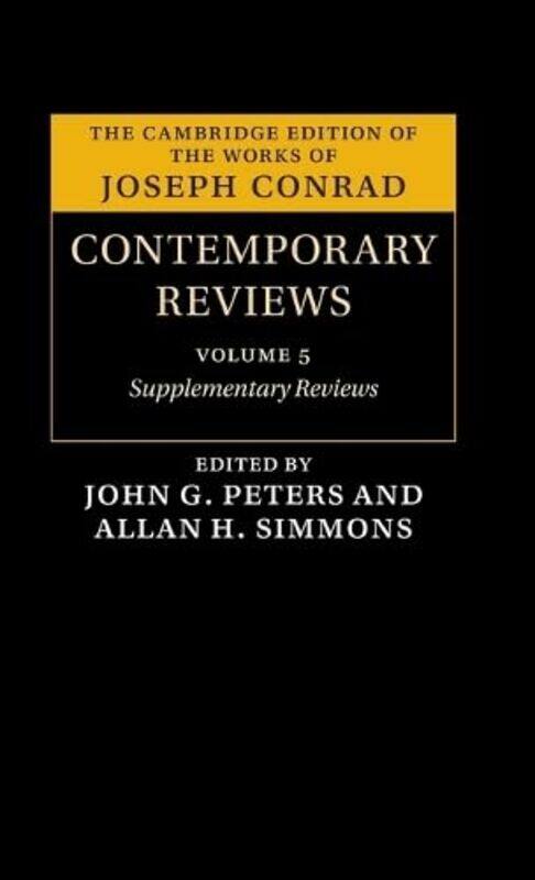 

Joseph Conrad Contemporary Reviews by John G University of North Texas PetersAllan H St Marys University, Twickenham, London Simmons-Hardcover