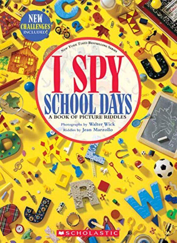 

I Spy School Days: A Book Of Picture Riddles By Marzollo, Jean Paperback