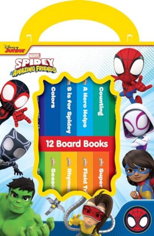 

Disney Junior Marvel Spidey and His Amazing Friends 12 Books My First Library by P I Kids-Hardcover