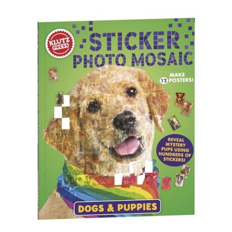 

Sticker Photo Mosaic Dogs & Puppies Editors of Klutz Paperback