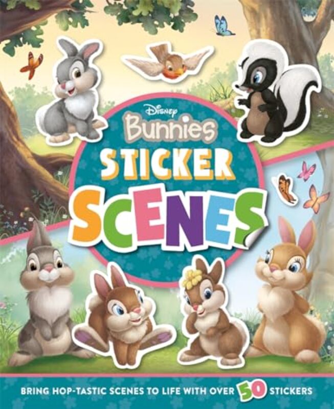 

Disney Bunnies Sticker Scenes by Walt Disney-Paperback