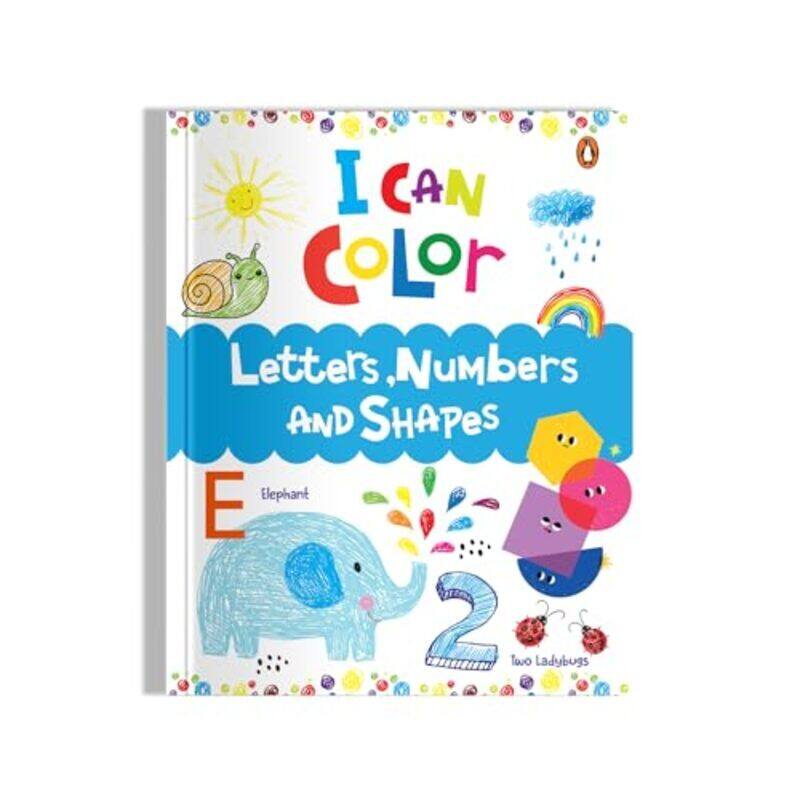 

I Can Color Letters Numbers And Shapes By Penguine House - Paperback
