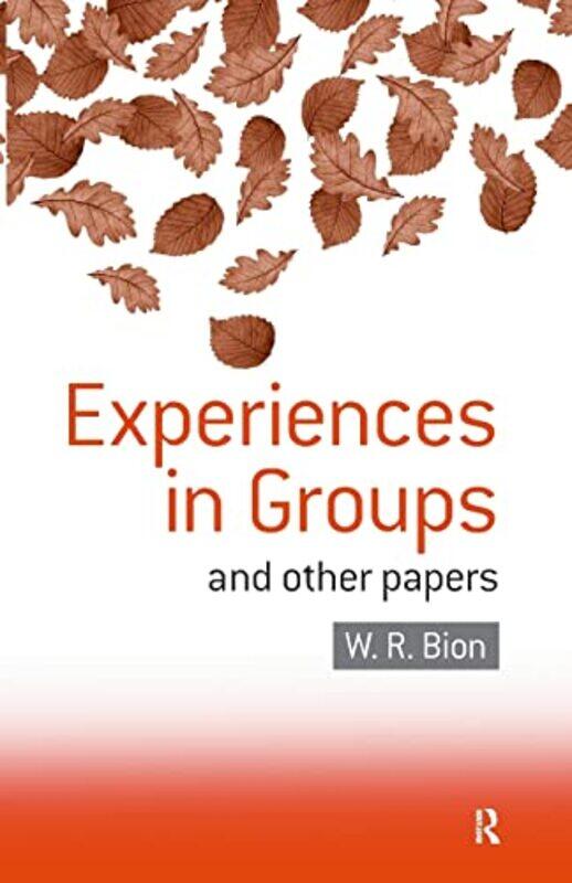 

Experiences in Groups by WR Bion-Paperback