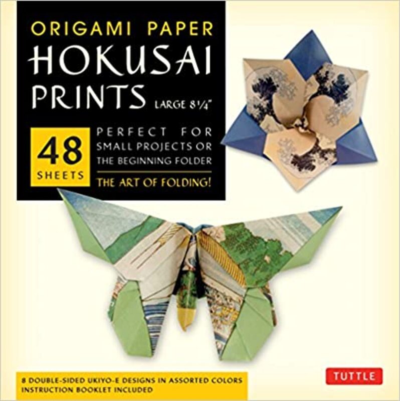 Tuttle Origami Paper Hokusai Prints - Large 8 1/4", Hardcover Book, By: Tuttle Publishing