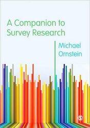 A Companion to Survey Research by Michael D Ornstein-Paperback