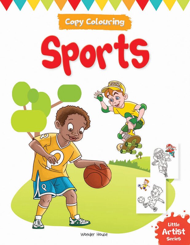 Little Artist Series Sports: Copy Colour Books, Paperback Book, By: Wonder House Books
