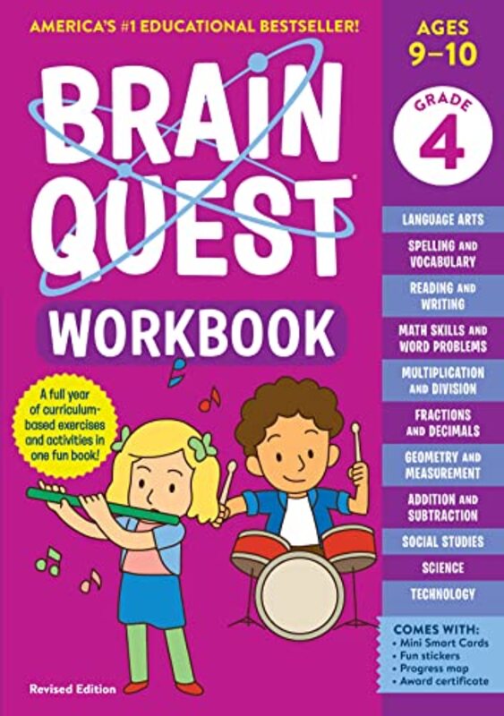Brain Quest Workbook: 4th Grade Revised Edition,Paperback,By:Workman Publishing - Gregorich, Barbara