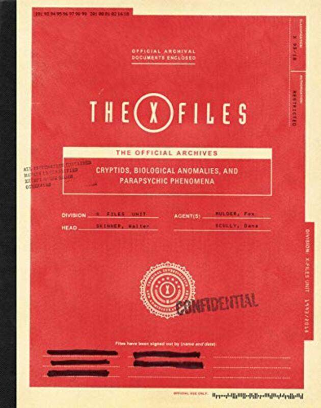 

The X-Files: The Official Archives: Cryptids, Biological Anomalies, and Parapsychic Phenomena , Hardcover by Terry, Paul