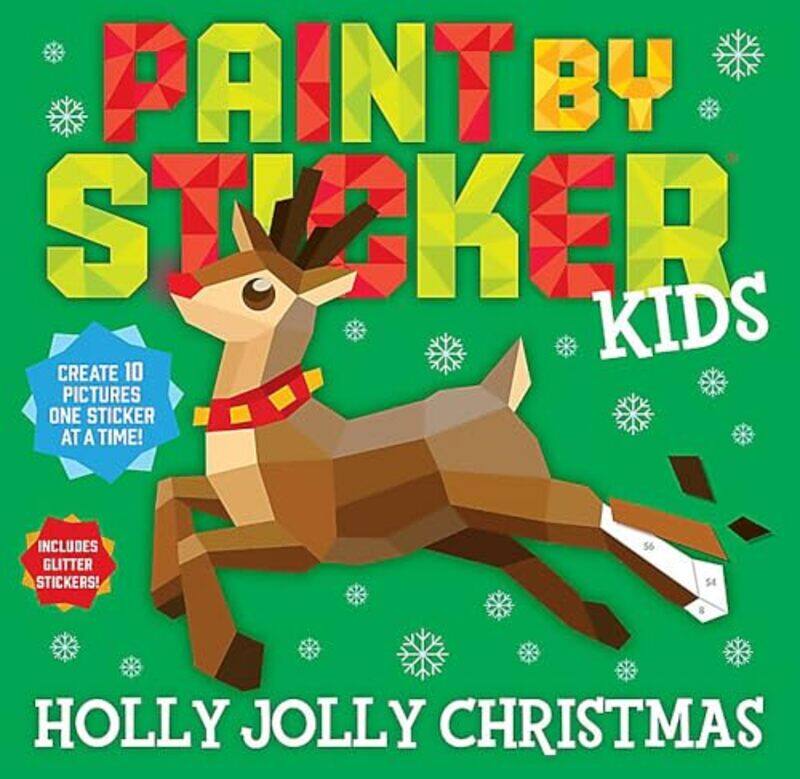 

Paint By Sticker Kids Holly Jolly Xmas By Workman - Paperback