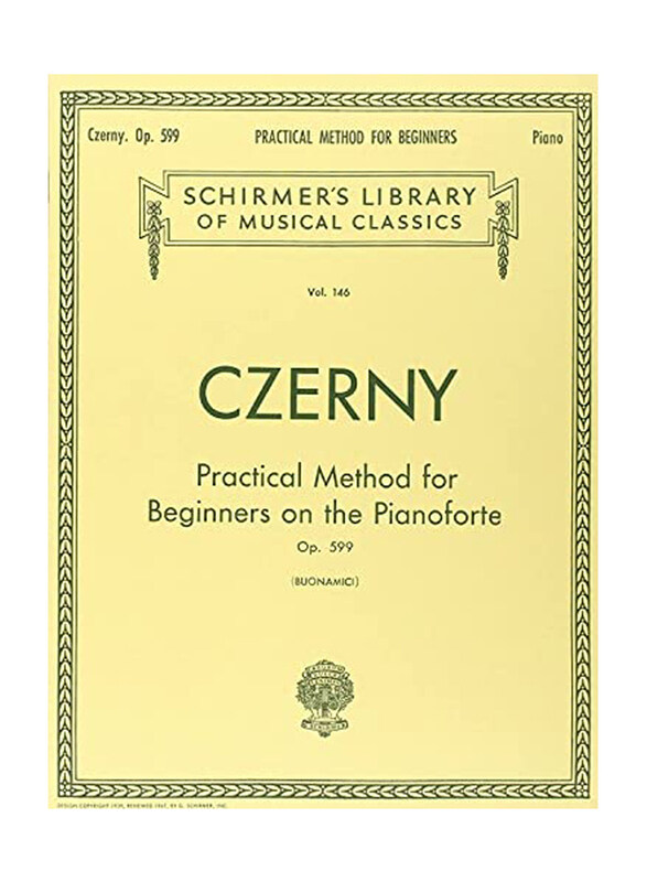 

Practical Method For Beginners Op 599, Paperback Book, By: Carl Czerny