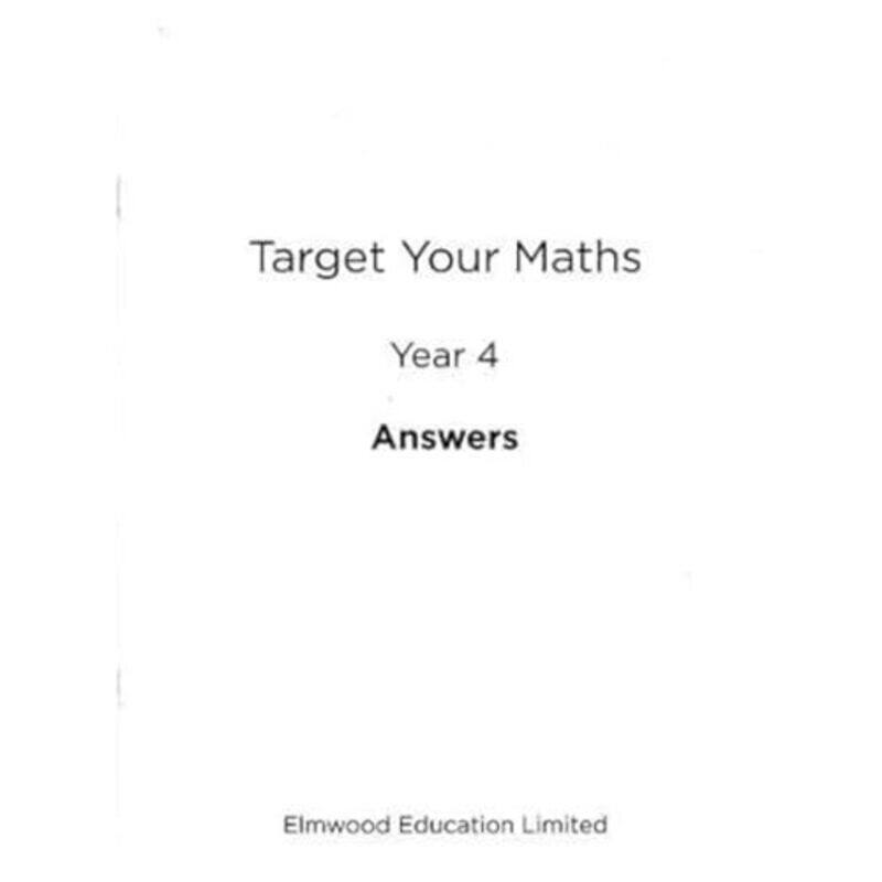 

Target Your Maths Year 4 Answer Book by Stephen Pearce-Paperback