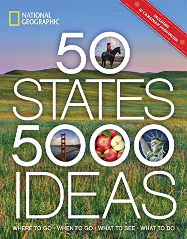 

50 States, 5,000 Ideas,Paperback by National Geographic