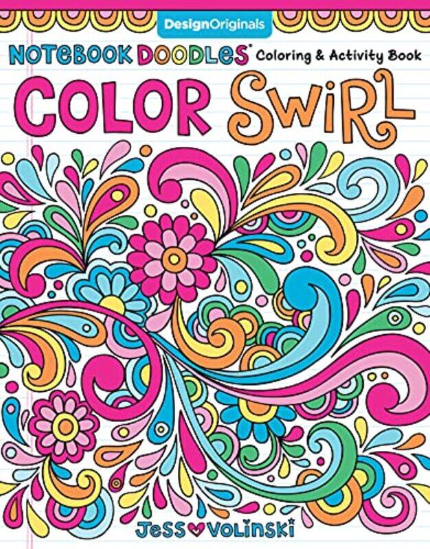 

Notebook Doodles Color Swirl,Paperback,by:Jess Volinski