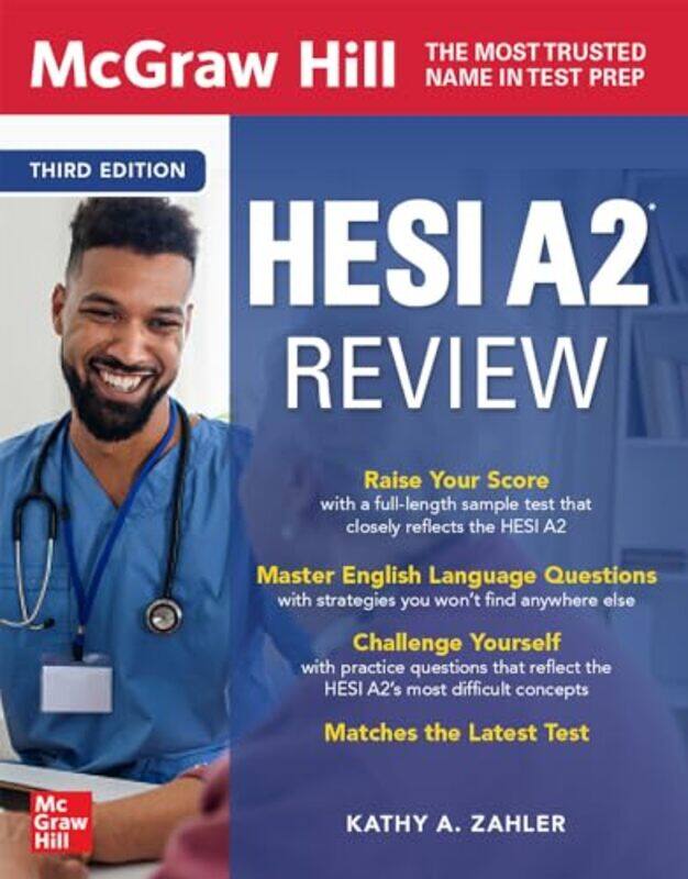 

McGraw Hill HESI A2 Review Third Edition by Kathy Zahler-Paperback