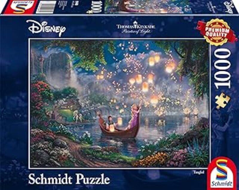 

Disney Tangled By Thomas Kinkade 1000 Piece Schmidt Puzzle By Asmodee - Paperback