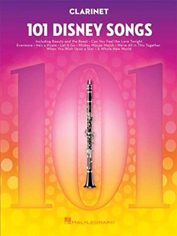 

101 Disney Songs Clarinet By Clarinet - Paperback