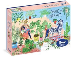 Dare to Dream 1000Piece Puzzle Flow for Adults Families Picture Quote Mindfulness Game Gift Jig by van der Hulst, Astrid - magazine, Editors of Flow - Smit, Irene - Paperback