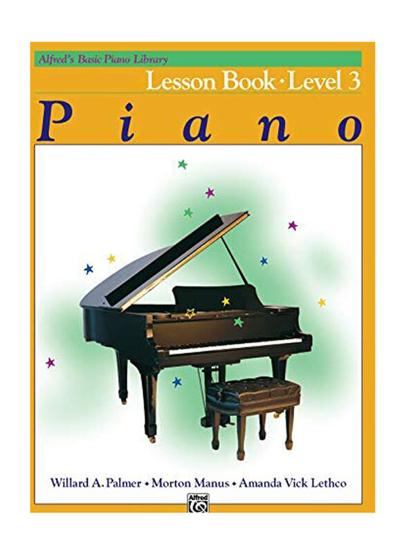 

Alfred's Basic Piano Library Lesson Book Level 3, Paperback Book, By: Willard A. Palmer, Morton Manus & Amanda Vick Lethco