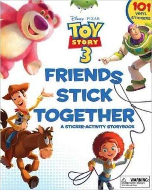 

Friends Stick Together: A Sticker Storybook (A Sticker-Activity Storybook).Hardcover,By :Disney Book Group