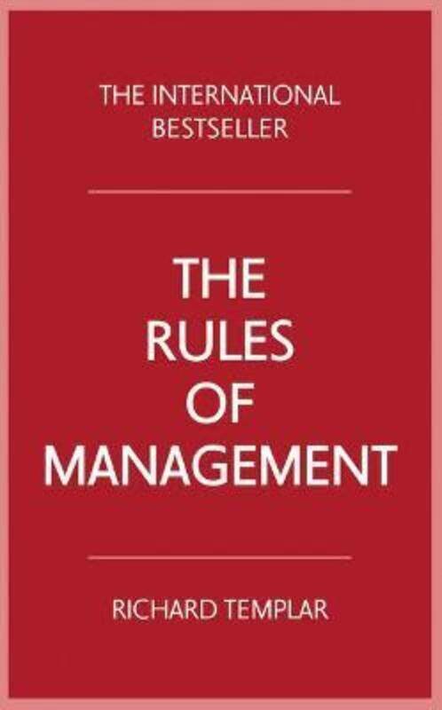 

The Rules of Management,Paperback,ByRichard Templar